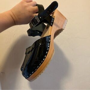 Hanna Anderson Mary Jane Patent Leather Clogs HandMade